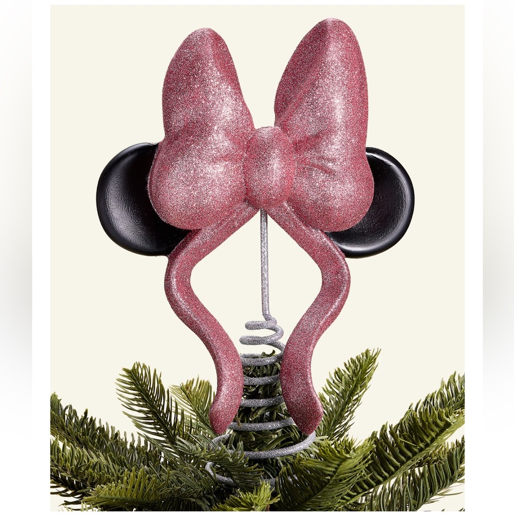 NEW! Disney Minnie Mouse Bow Tree Topper
